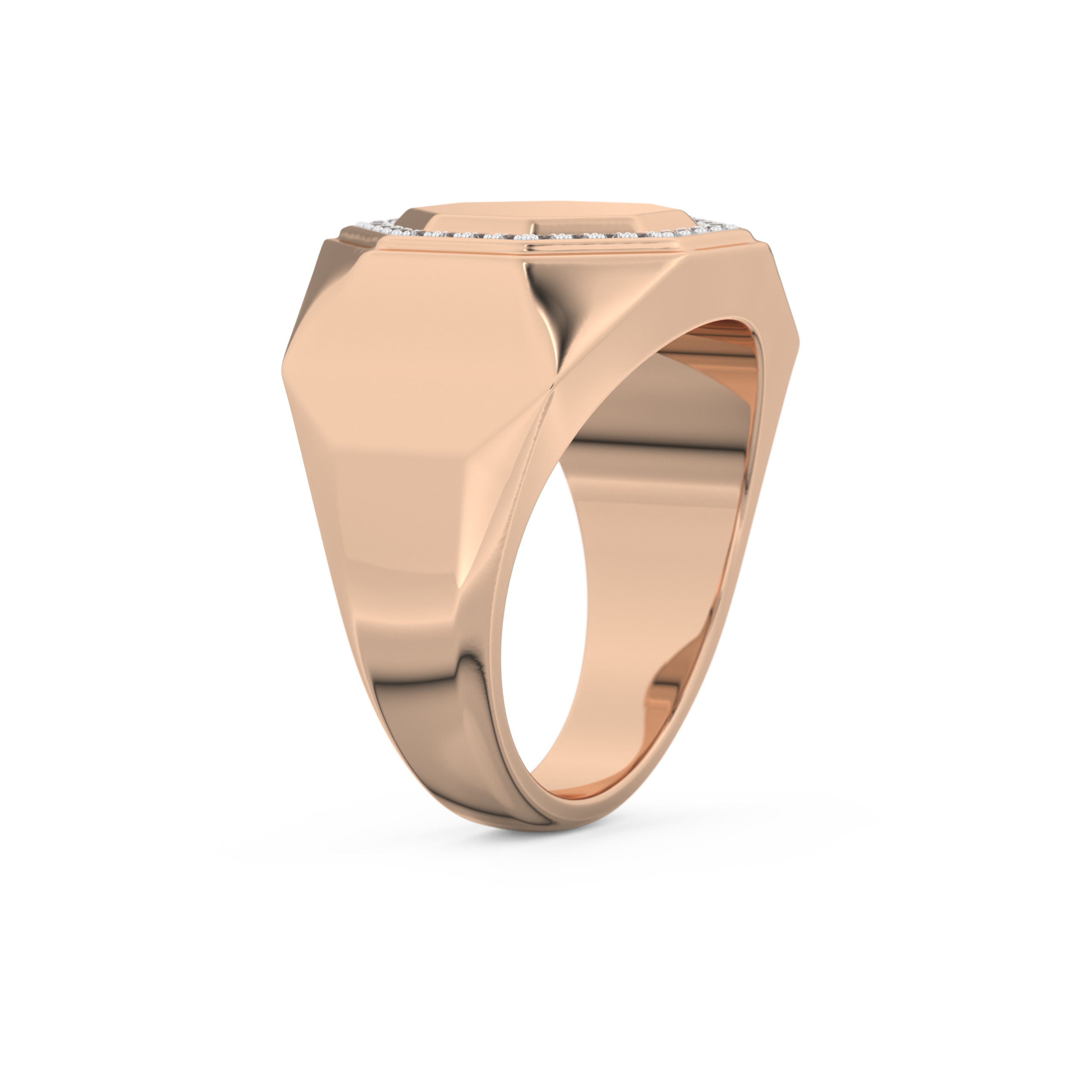 0.18 TCW Round Lab Grown Diamond Men's Wedding Band