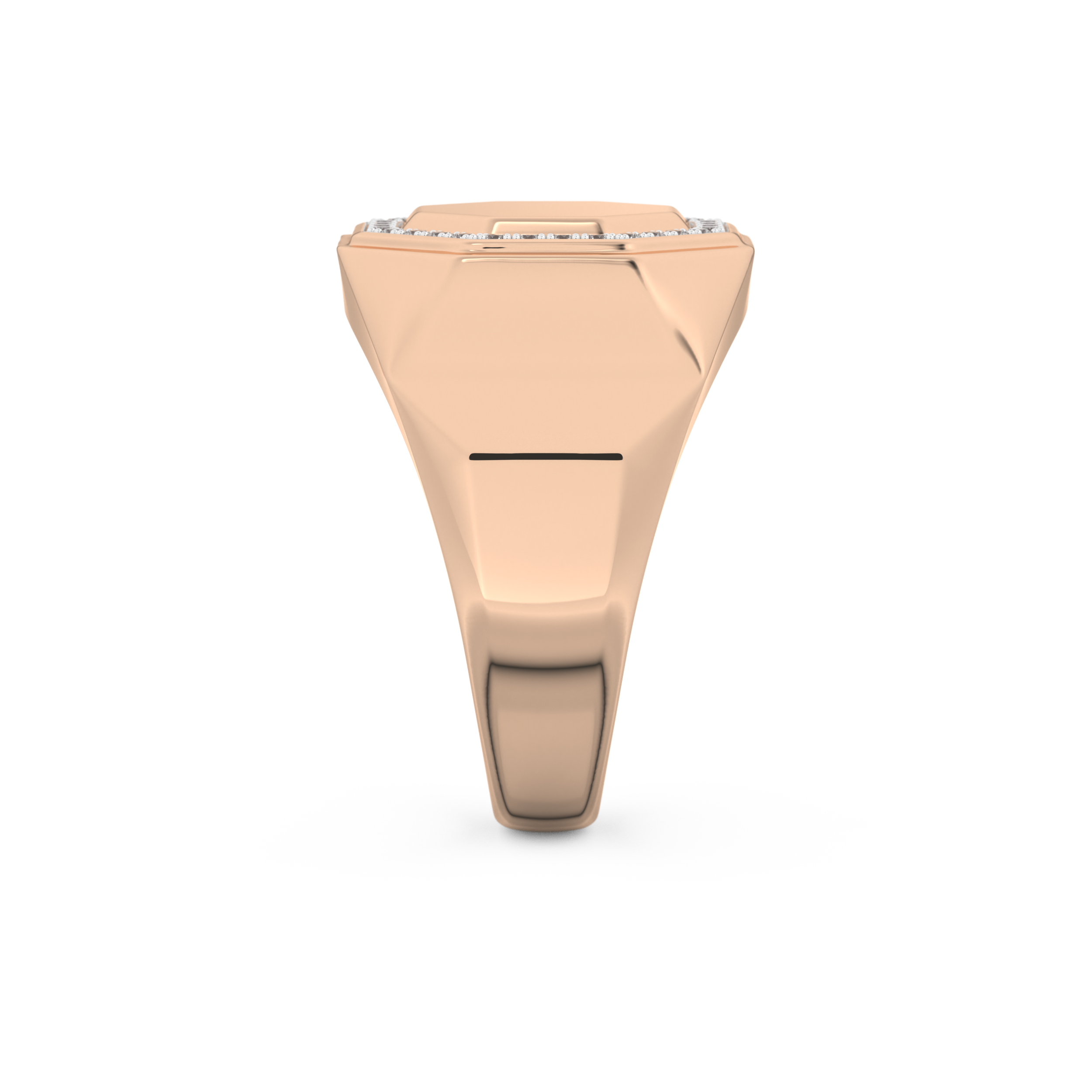 0.18 TCW Round Lab Grown Diamond Men's Wedding Band