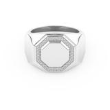 0.18 TCW Round Lab Grown Diamond Men's Wedding Band