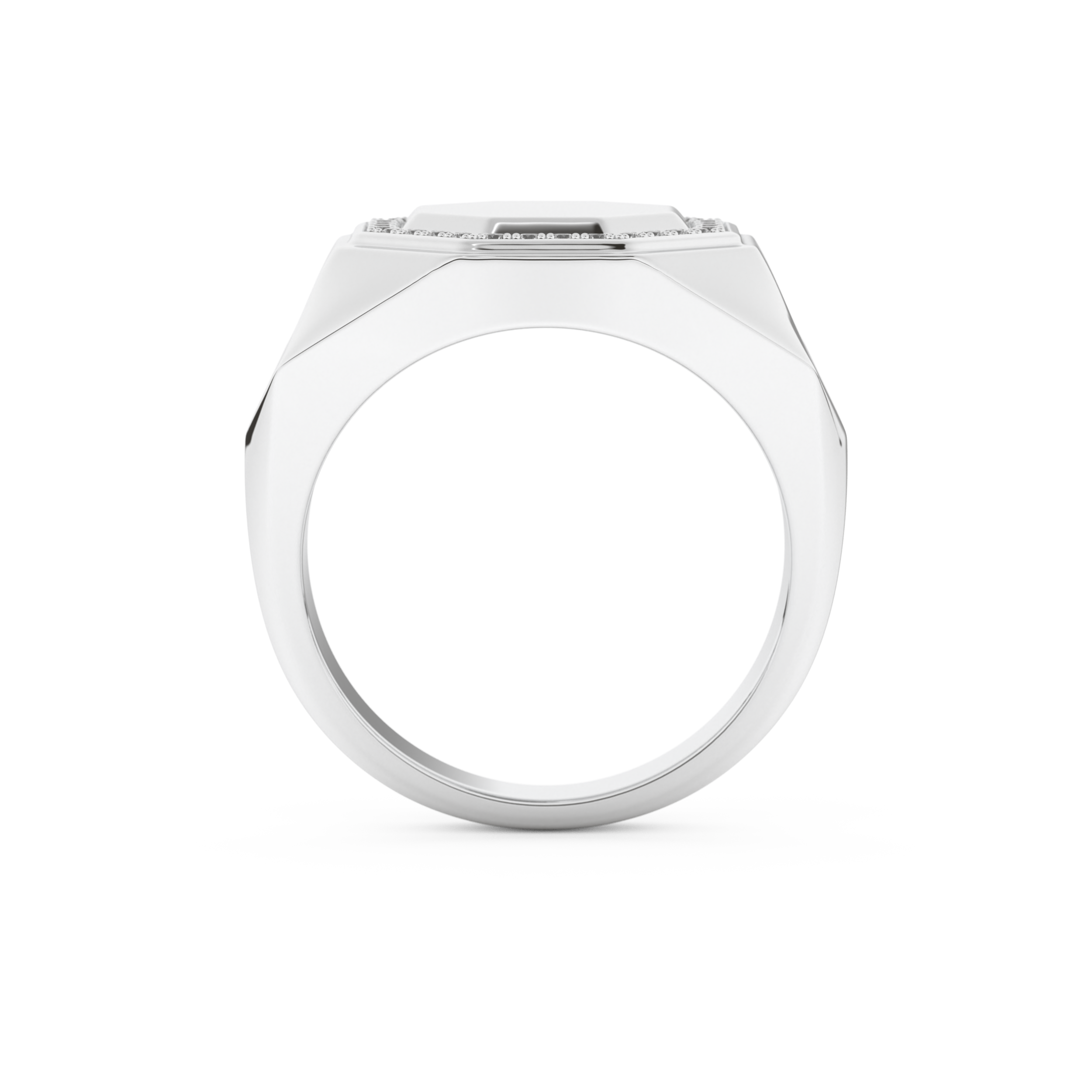 0.18 TCW Round Lab Grown Diamond Men's Wedding Band