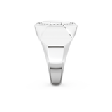 0.18 TCW Round Lab Grown Diamond Men's Wedding Band