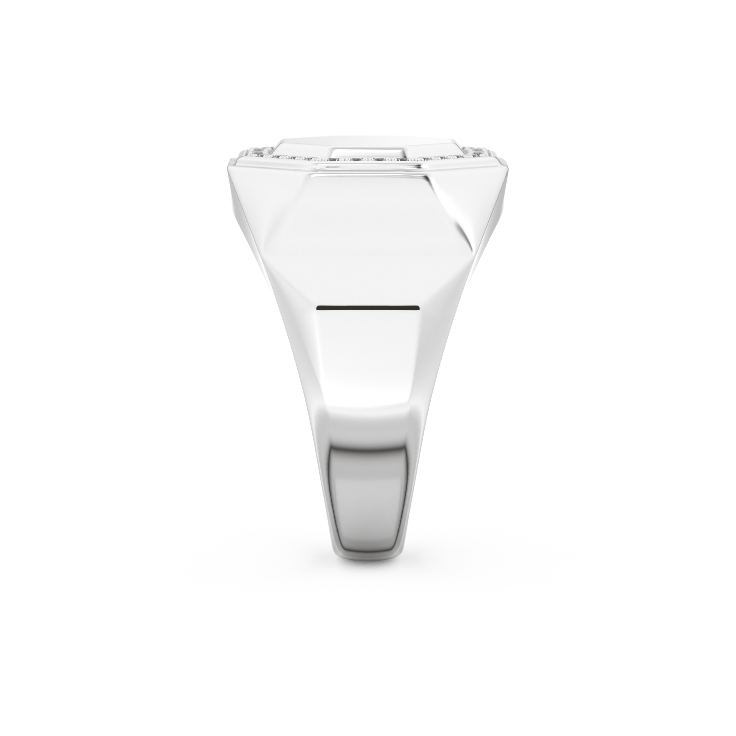 0.18 TCW Round Lab Grown Diamond Men's Wedding Band