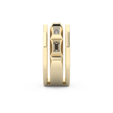 0.67 TCW Baguette Lab Grown Diamond Men's Wedding Band