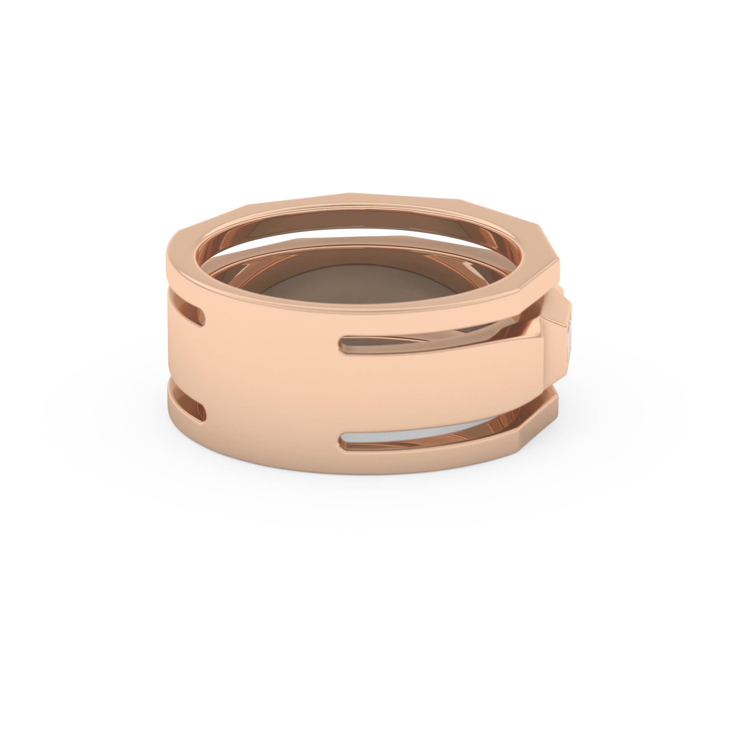 0.67 TCW Baguette Lab Grown Diamond Men's Wedding Band