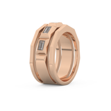 0.67 TCW Baguette Lab Grown Diamond Men's Wedding Band