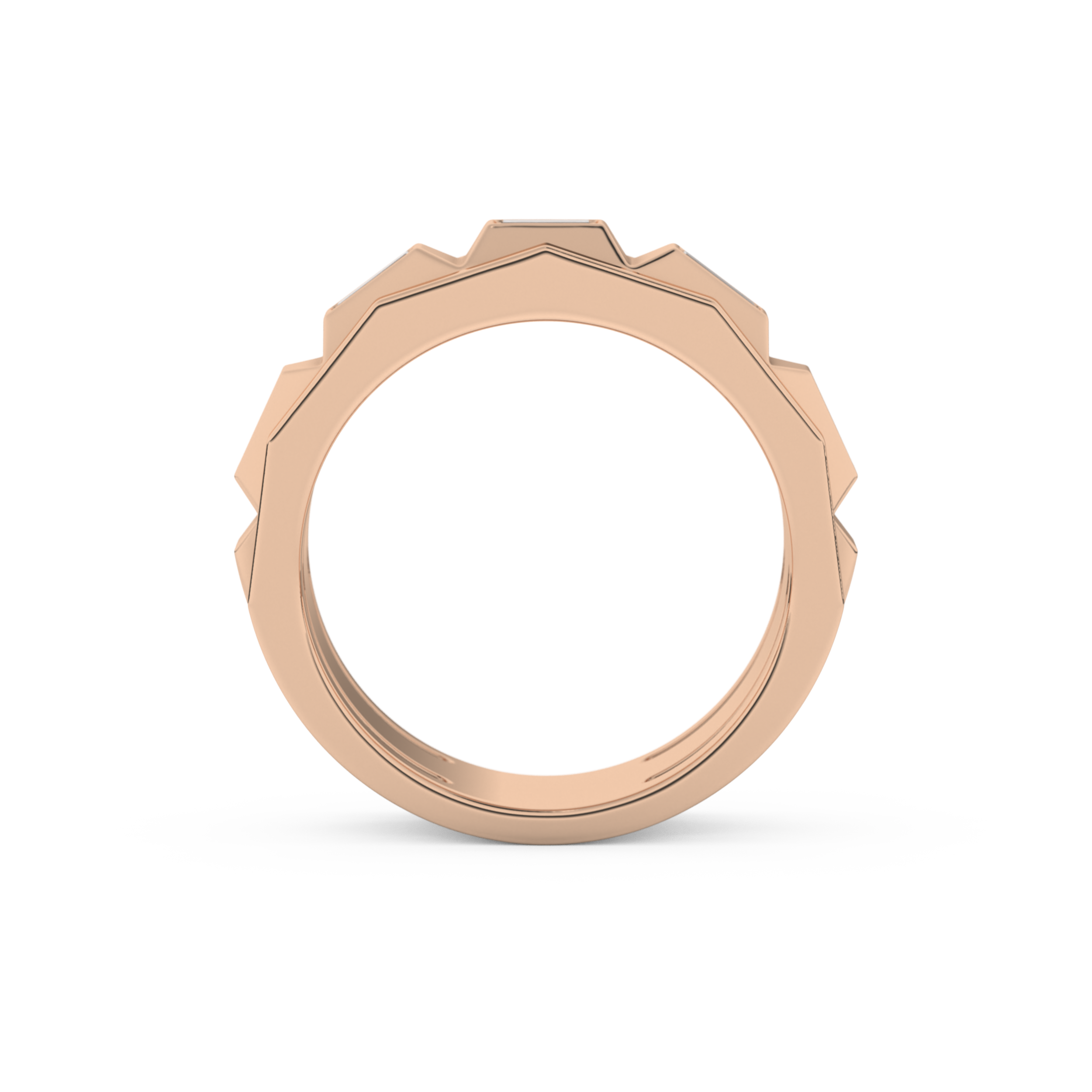 0.67 TCW Baguette Lab Grown Diamond Men's Wedding Band