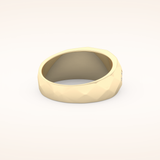 0.231 TCW Round Shaped Moissanite Multi Stone Men's Wedding Band
