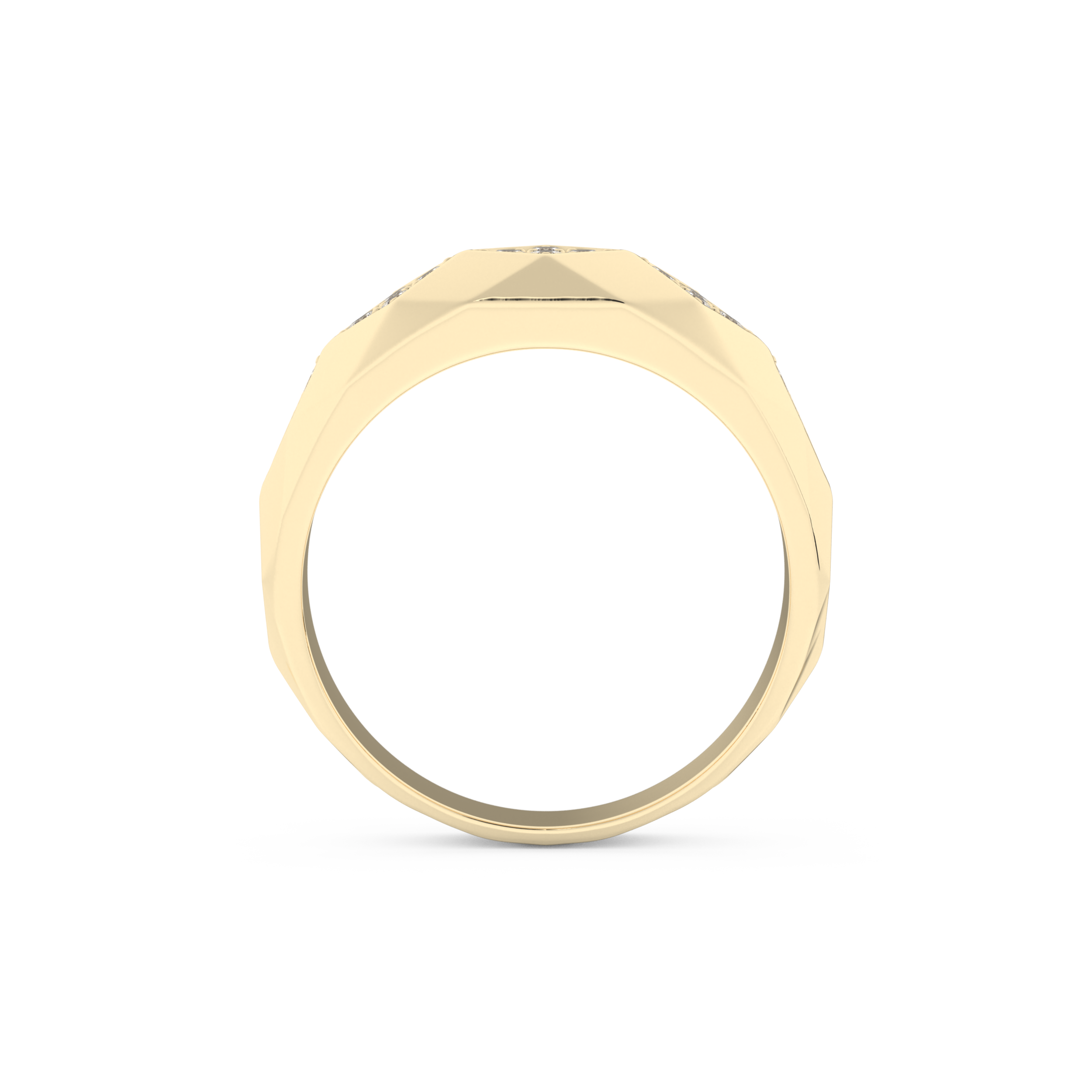 0.231 TCW Round Lab Grown Diamond Men's Wedding Band