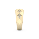 0.231 TCW Round Lab Grown Diamond Men's Wedding Band