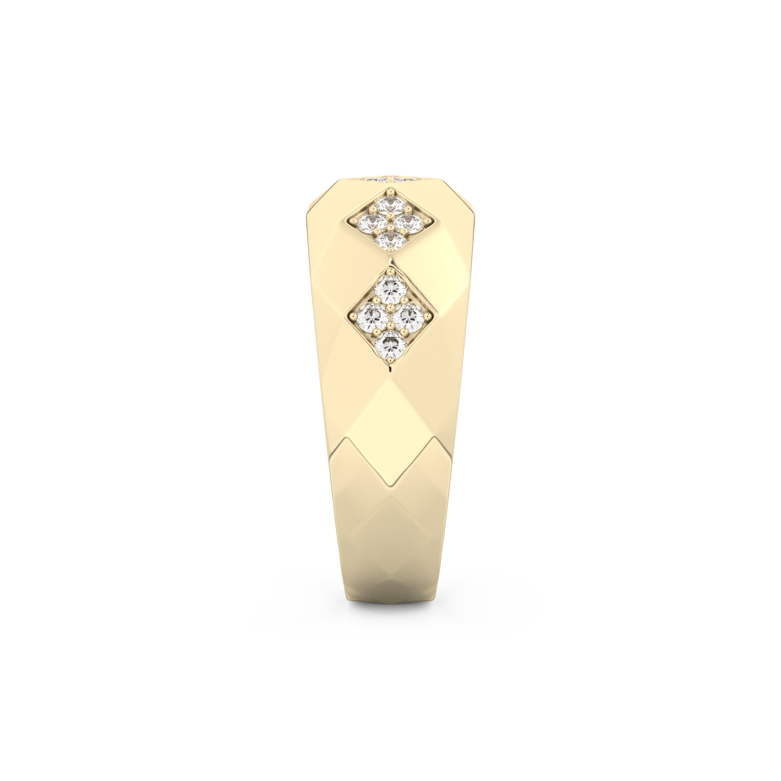 0.231 TCW Round Lab Grown Diamond Men's Wedding Band