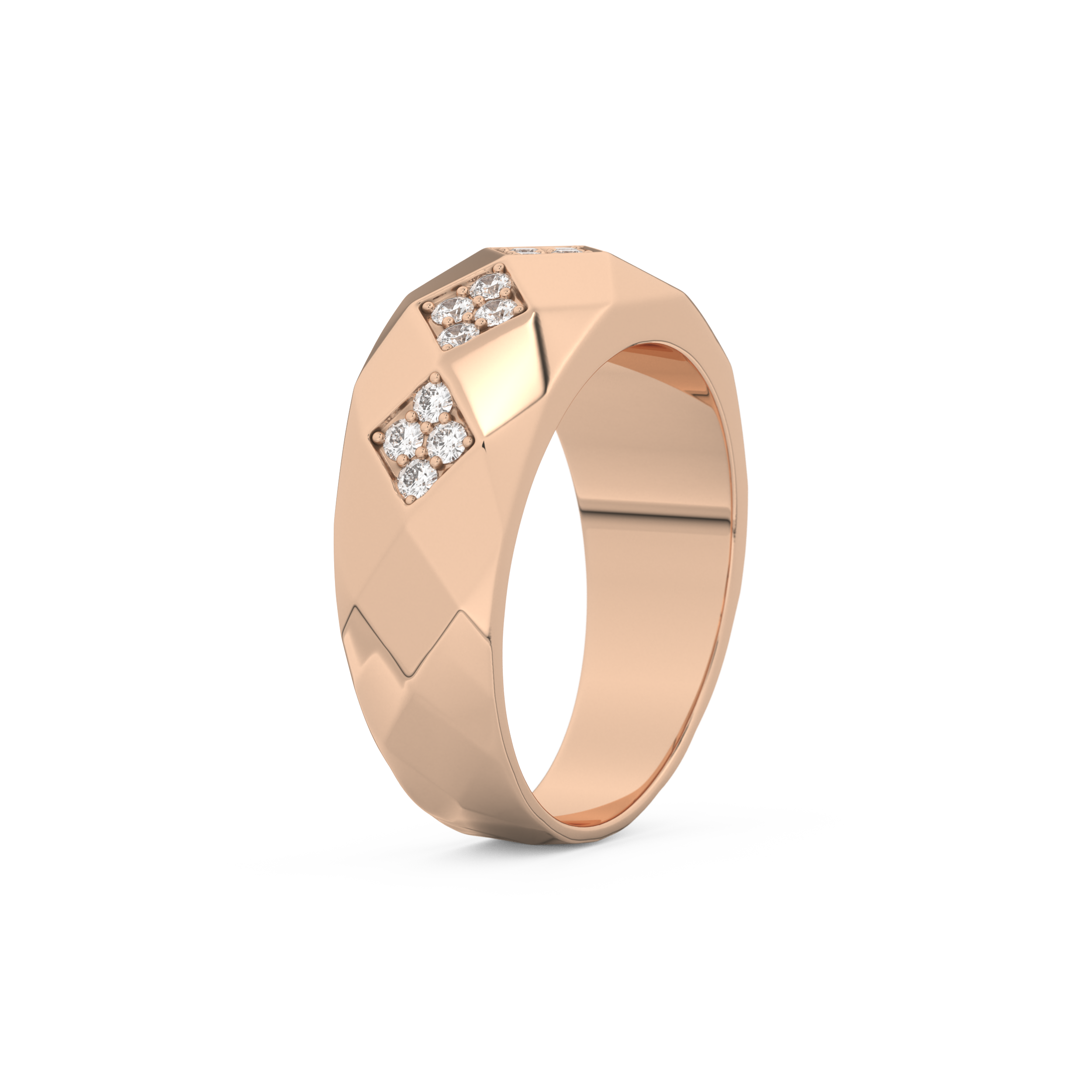 0.231 TCW Round Lab Grown Diamond Men's Wedding Band