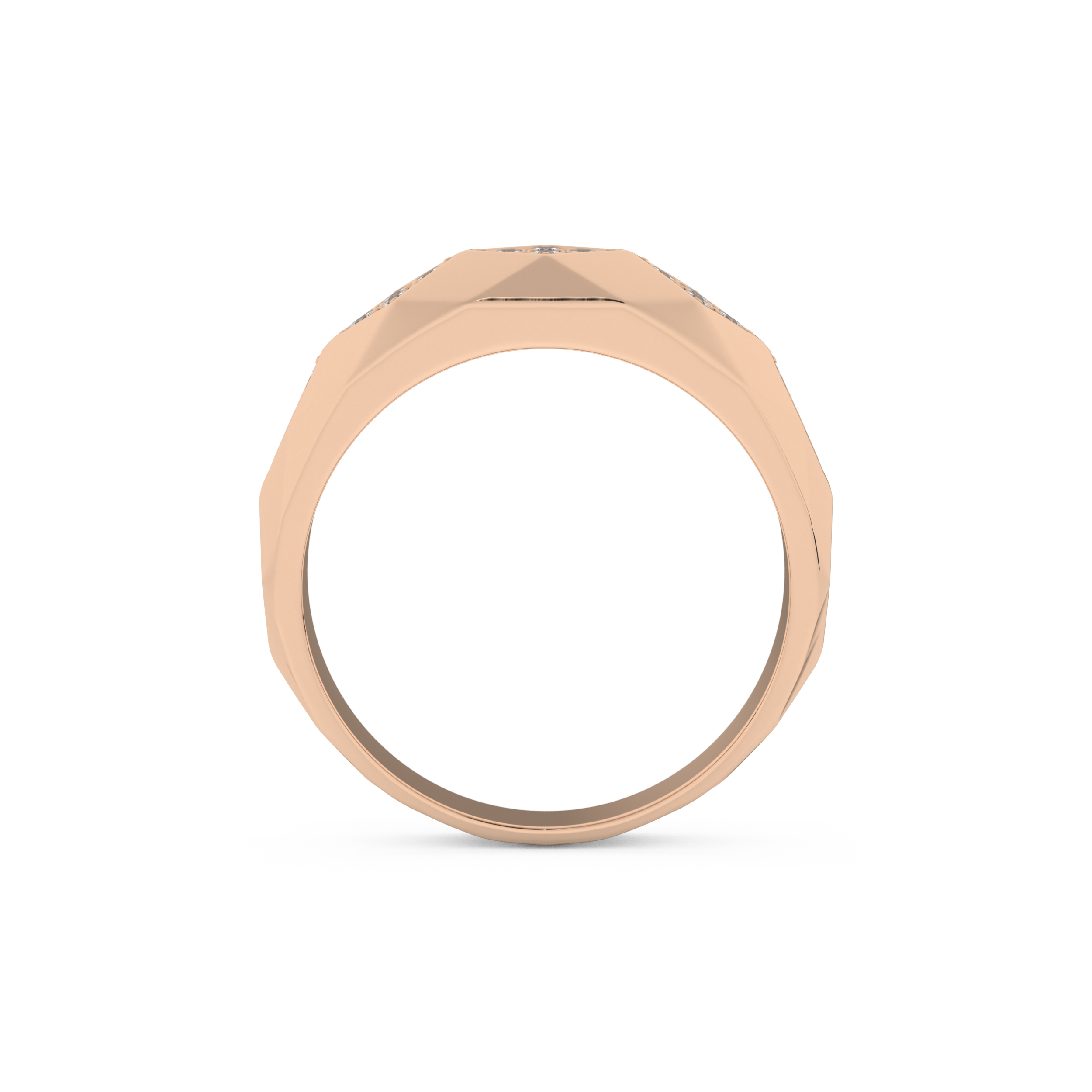 0.231 TCW Round Lab Grown Diamond Men's Wedding Band
