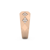 0.231 TCW Round Lab Grown Diamond Men's Wedding Band