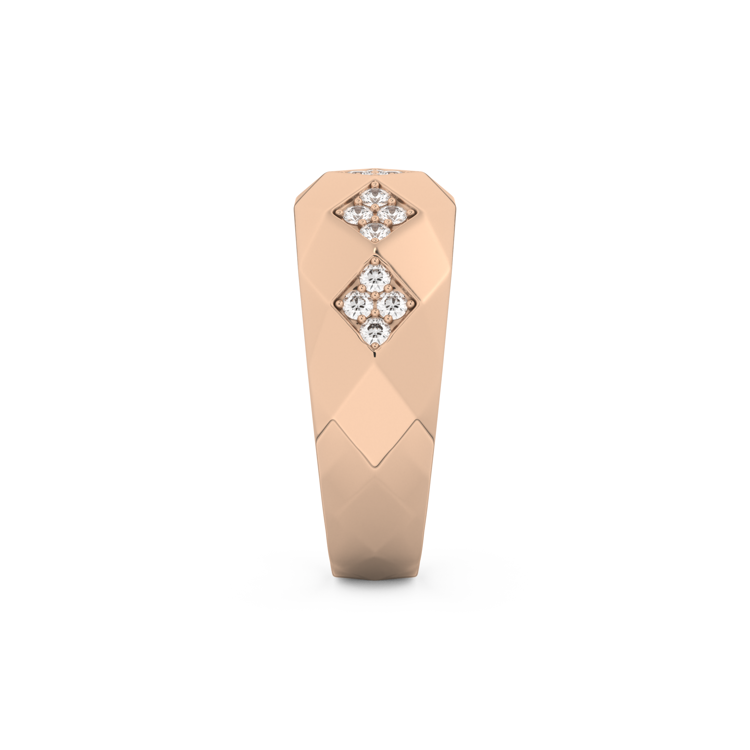 0.231 TCW Round Lab Grown Diamond Men's Wedding Band