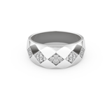 0.231 TCW Round Lab Grown Diamond Men's Wedding Band