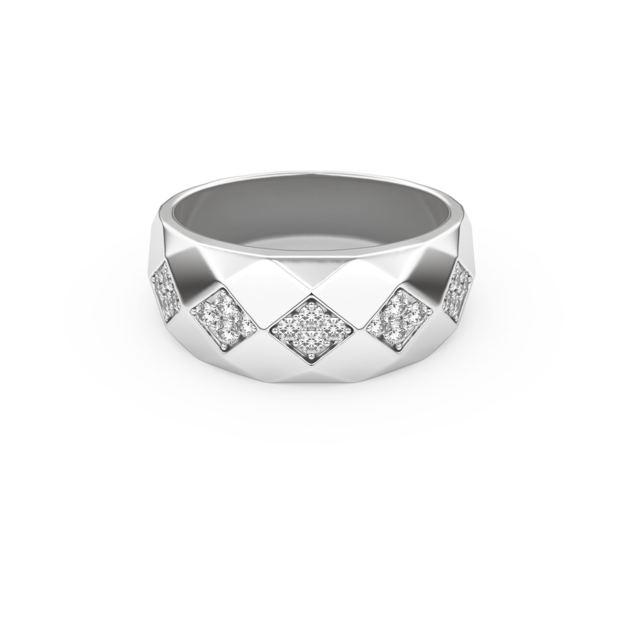 0.231 TCW Round Lab Grown Diamond Men's Wedding Band
