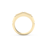 0.71 TCW Princess Lab Grown Diamond Men's Wedding Band