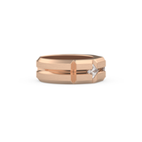 0.71 TCW Princess Lab Grown Diamond Men's Wedding Band
