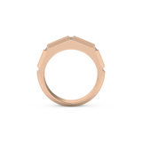 0.71 TCW Princess Lab Grown Diamond Men's Wedding Band