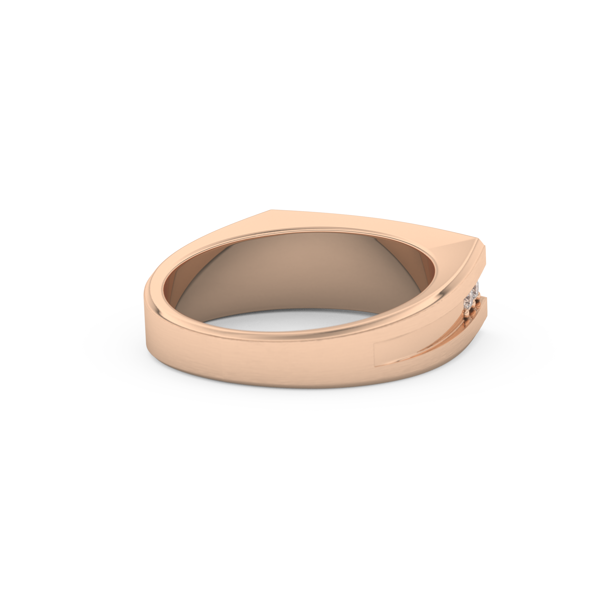 0.28 TCW Round Lab Grown Diamond Men's Wedding Band