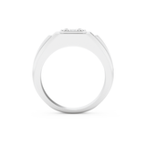 Princess Solitaire Lab Grown Diamond Men's Engagement Ring