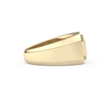 0.46 TCW Round & Baguette Lab Grown Diamond Men's Wedding Band