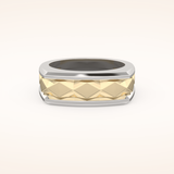 Unique Patterned Wedding Band