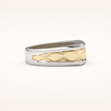 Unique Patterned Wedding Band