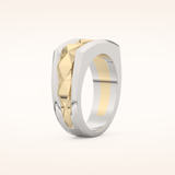 Unique Patterned Wedding Band