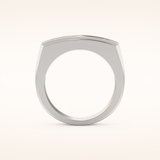 Unique Patterned Wedding Band