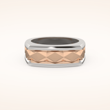 Unique Patterned Wedding Band