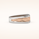 Unique Patterned Wedding Band