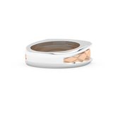Flush Setting Men's Wedding Band Moissanite – Yellow, White, or Rose Gold 15