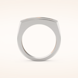 Unique Patterned Wedding Band