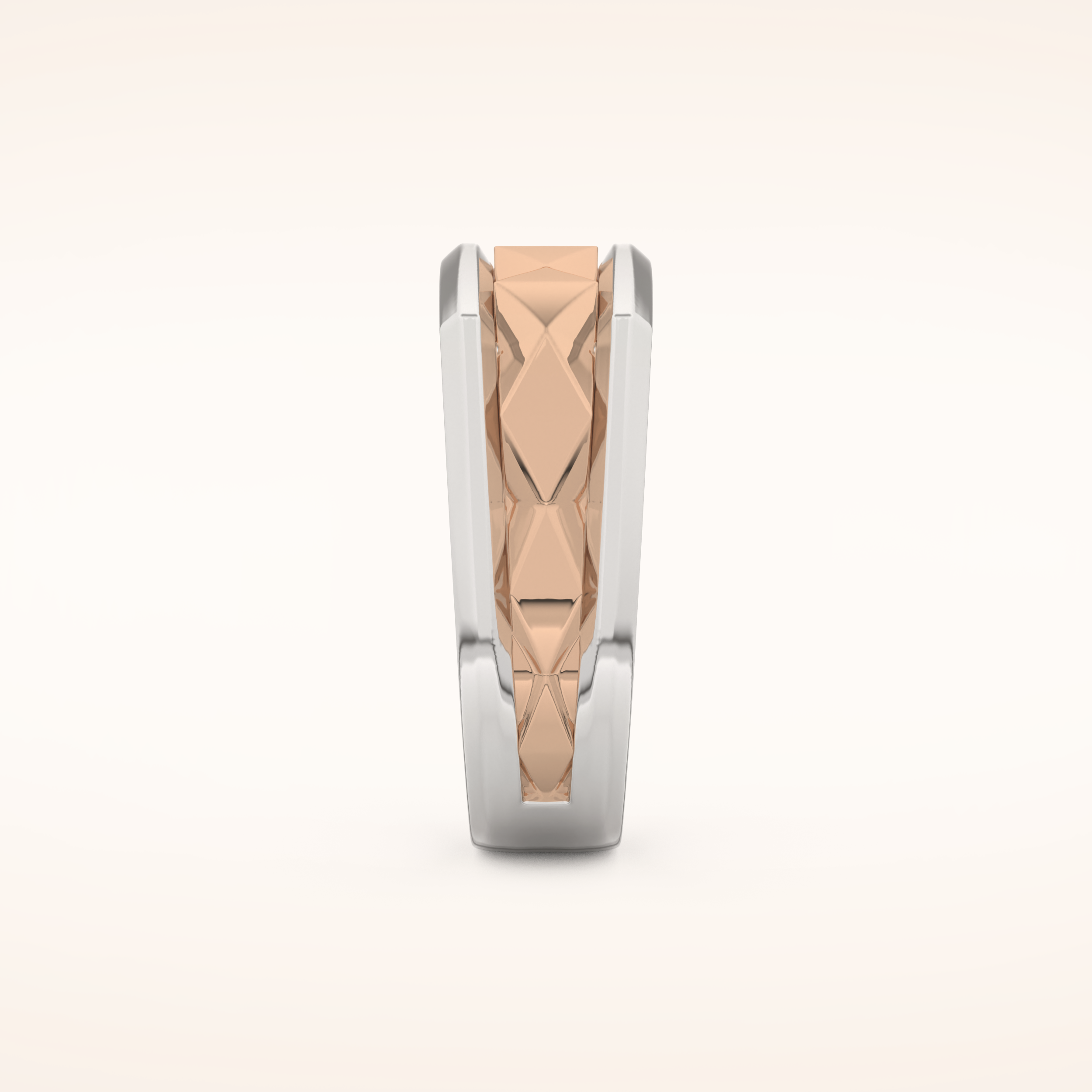 Unique Patterned Wedding Band