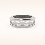 Unique Patterned Wedding Band