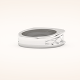 Unique Patterned Wedding Band