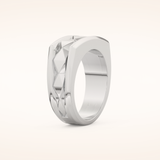 Unique Patterned Wedding Band