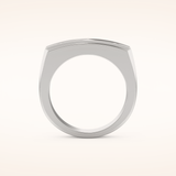 Unique Patterned Wedding Band