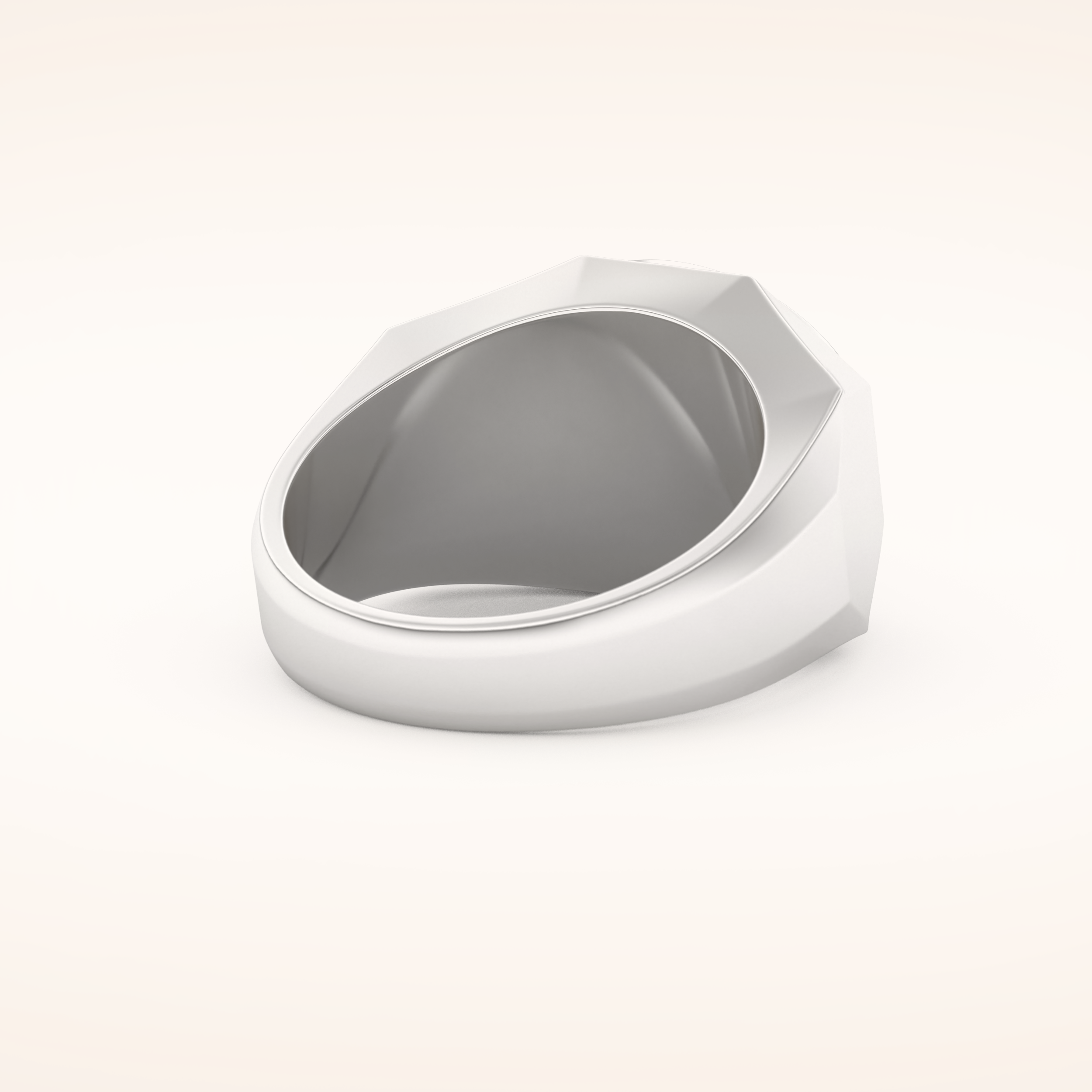 2.27 CT Oval Shaped Moissanite Halo Men's Wedding Band