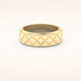 Classic Patterned Wedding Band