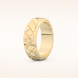 Classic Patterned Wedding Band
