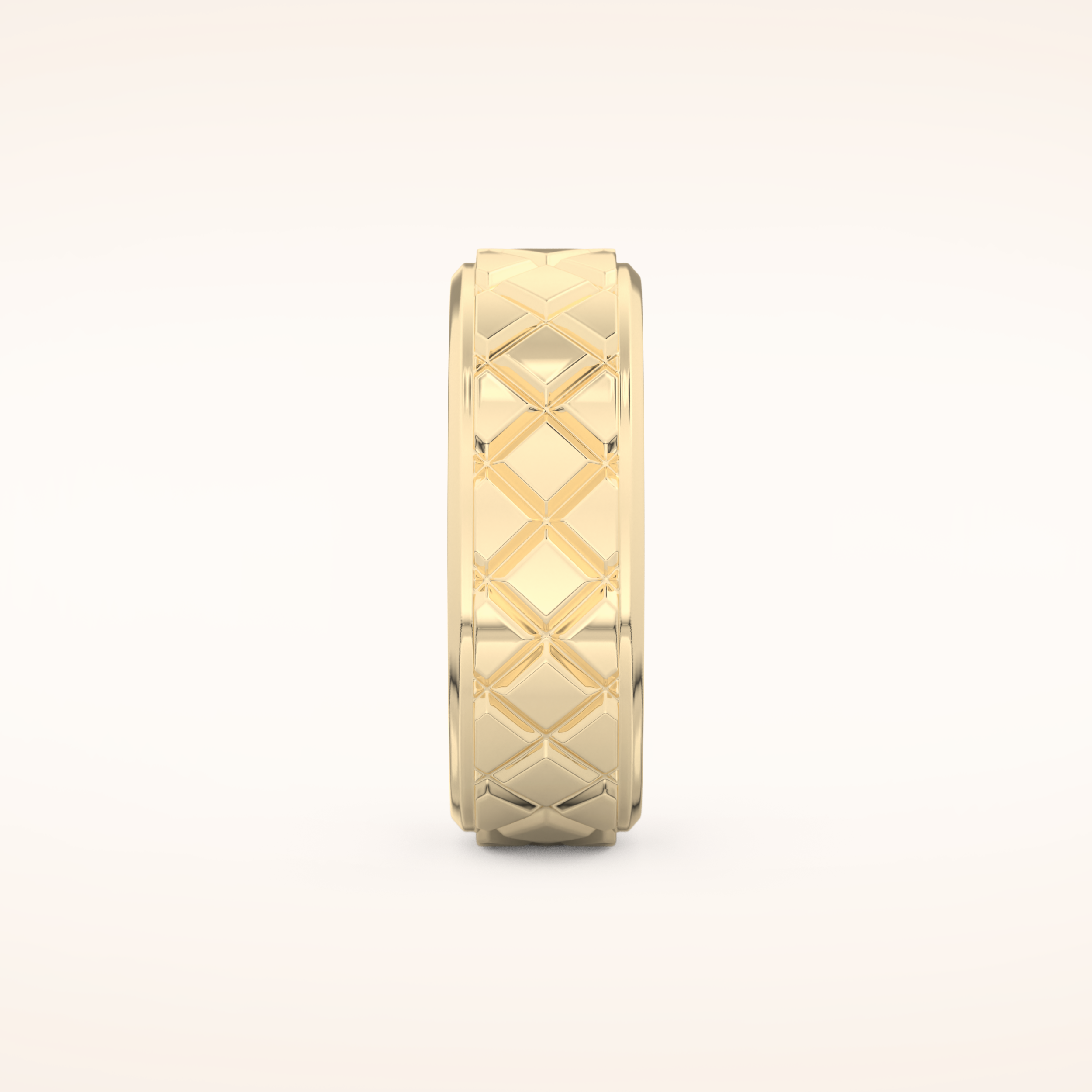 Classic Patterned Wedding Band
