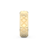 Patterned Men's Wedding Band