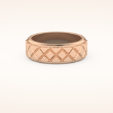 Classic Patterned Wedding Band