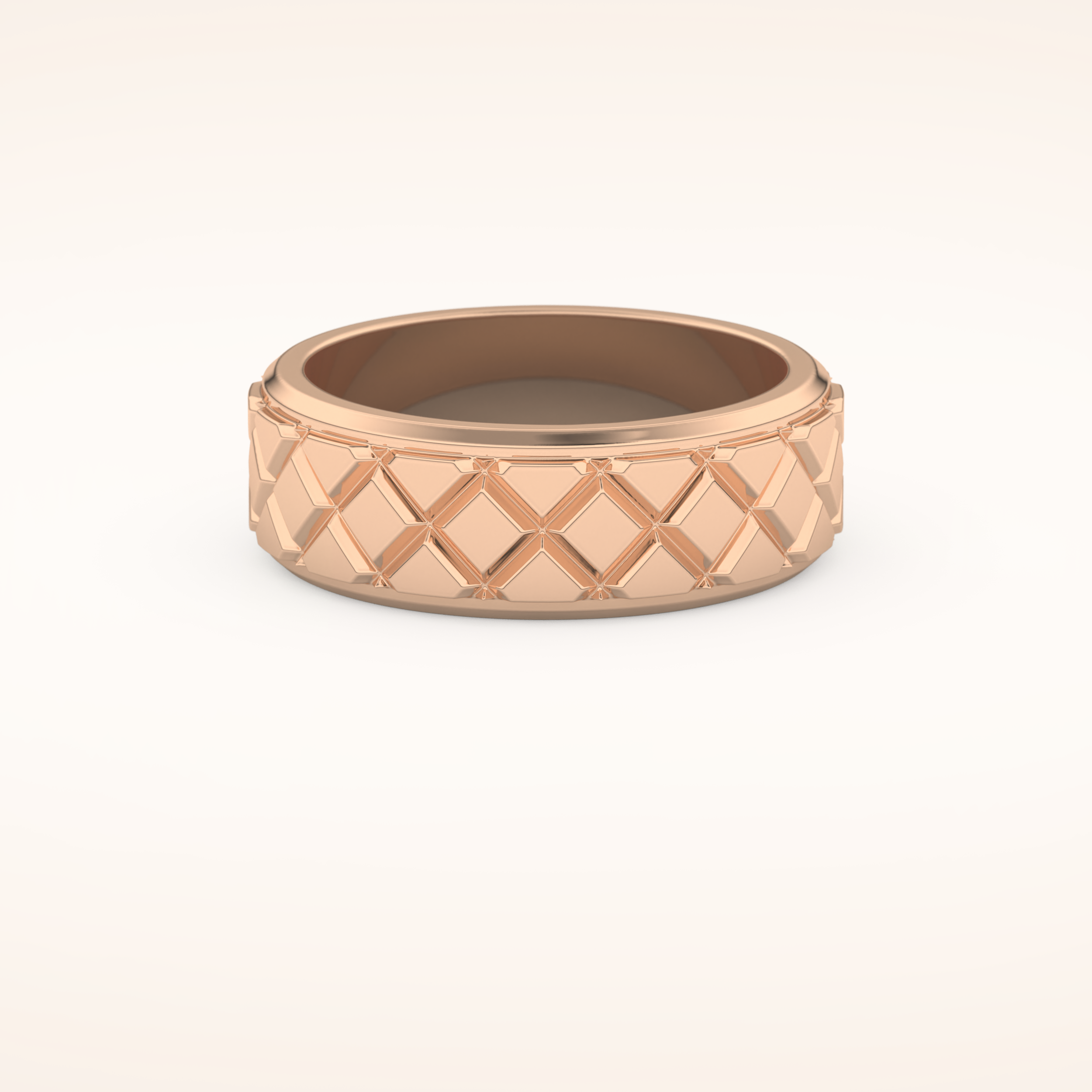 Classic Patterned Wedding Band