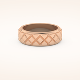 Classic Patterned Wedding Band
