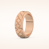Classic Patterned Wedding Band