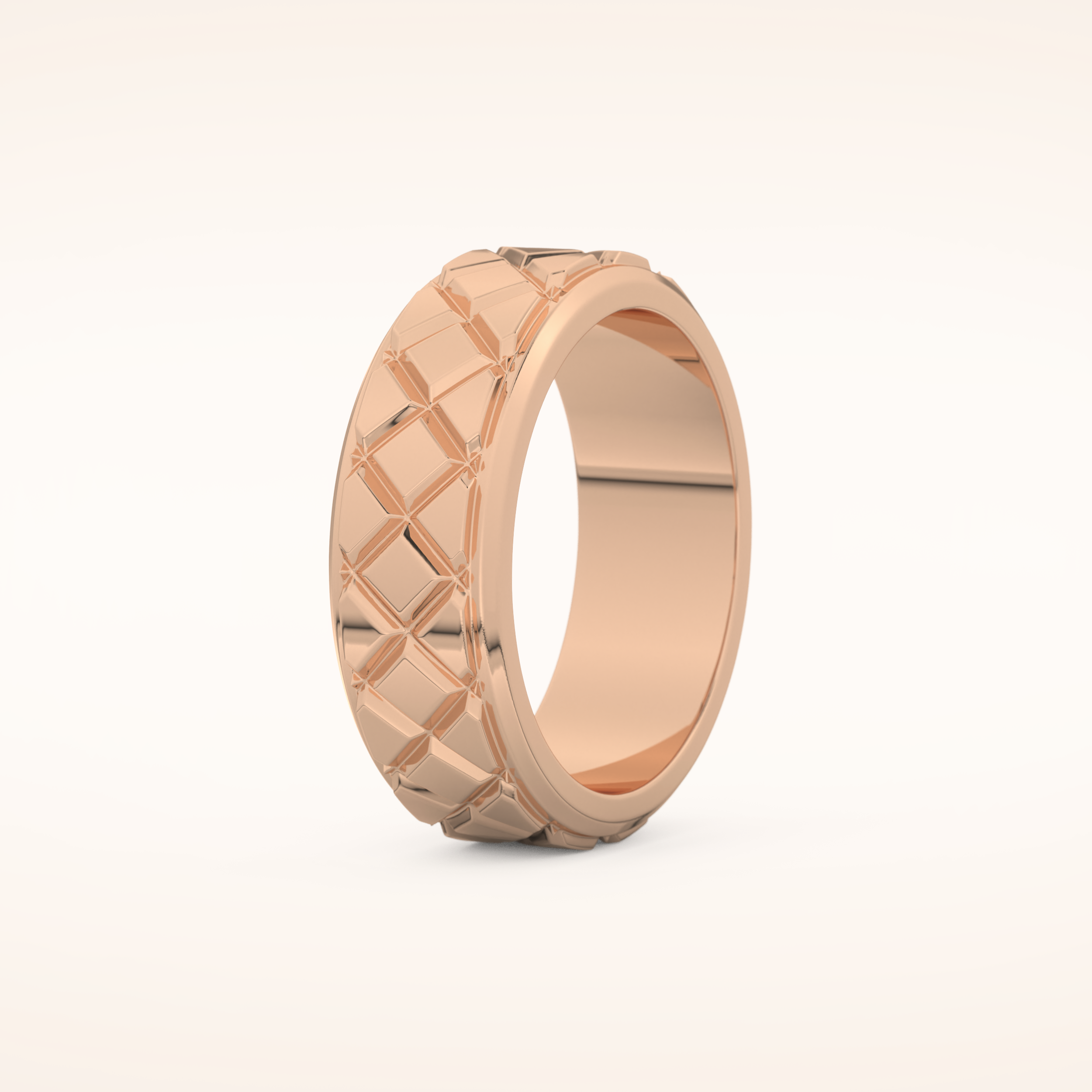 Classic Patterned Wedding Band