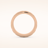 Classic Patterned Wedding Band